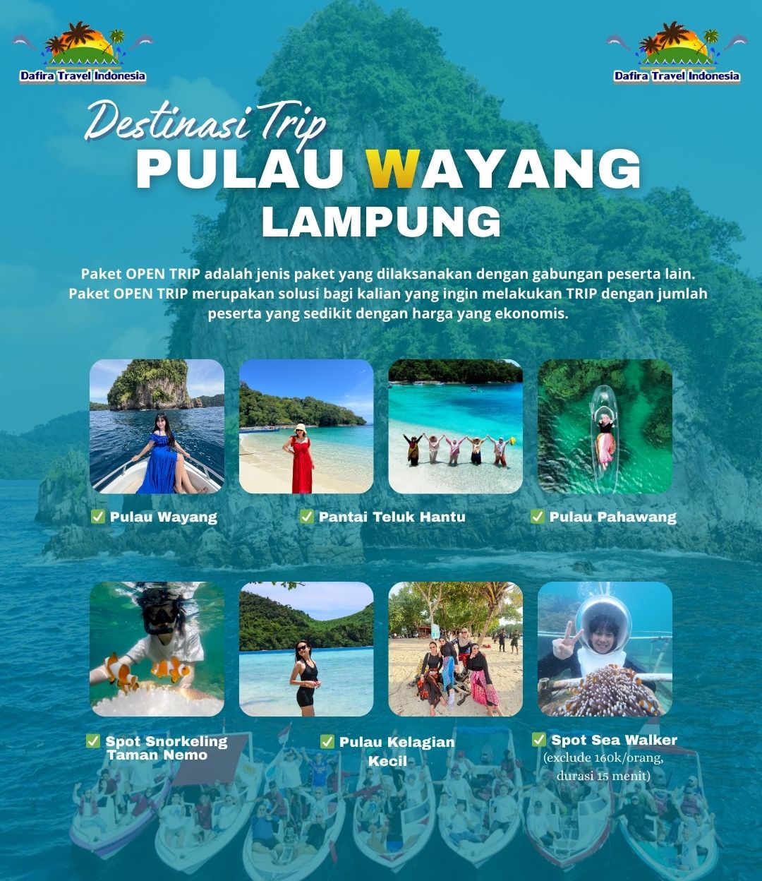 Destinasi Pulau Wayang Lampung